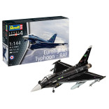 KIT PARA MONTAR REVELL AVIÃO EUROFIGHTER TYPHOON RAF 1/144 63 PEÇAS REV 03796